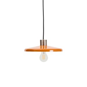 KAVE HOME Nuvira loftlampe - orange og lysegr�t b�rstet metal