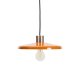 KAVE HOME Nuvira loftlampe - orange og lysegr�t b�rstet metal