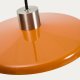 KAVE HOME Nuvira loftlampe - orange og lysegr�t b�rstet metal
