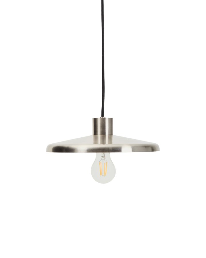 KAVE HOME Nuvira loftlampe - lysegr� b�rstet metal