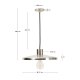 KAVE HOME Nuvira loftlampe - lysegr� b�rstet metal
