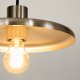 KAVE HOME Nuvira loftlampe - lysegr� b�rstet metal