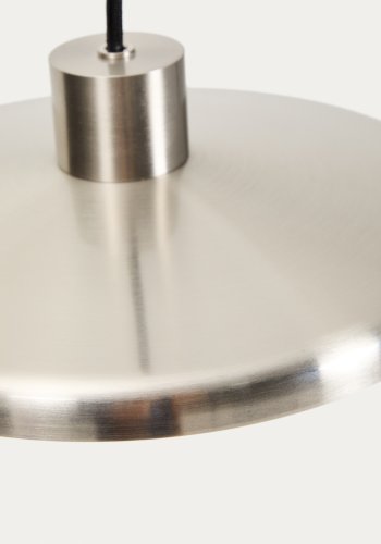 KAVE HOME Nuvira loftlampe - lysegr� b�rstet metal