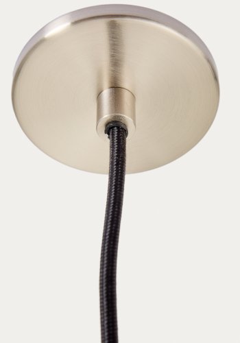 KAVE HOME Nuvira loftlampe - lysegr� b�rstet metal