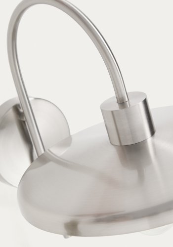 KAVE HOME Nuvira v�glampe - lysegr�t b�rstet metal