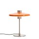 KAVE HOME Nuvira bordlampe - orange og lysegr� b�rstet metal