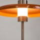 KAVE HOME Nuvira bordlampe - orange og lysegr� b�rstet metal