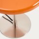 KAVE HOME Nuvira bordlampe - orange og lysegr� b�rstet metal