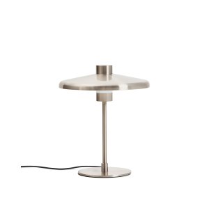 KAVE HOME Nuvira bordlampe - lysegr� b�rstet metal