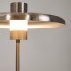 KAVE HOME Nuvira bordlampe - lysegr� b�rstet metal