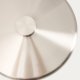 KAVE HOME Nuvira bordlampe - lysegr� b�rstet metal