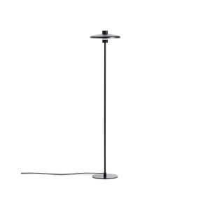 KAVE HOME Nuvira gulvlampe - sort satinmetal