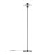 KAVE HOME Nuvira gulvlampe - sort satinmetal