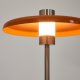 KAVE HOME Nuvira gulvlampe - orange og lysegr�t b�rstet metal