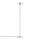 KAVE HOME Nuvira gulvlampe - lysegr� b�rstet metal