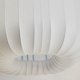 KAVE HOME Somar loftlampe - hvid syntetiske fibre og st�lst�nger (�30)