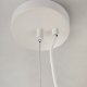 KAVE HOME Somar loftlampe - hvid syntetiske fibre og st�lst�nger (�30)
