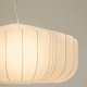 KAVE HOME Somar loftlampe - hvid syntetiske fibre og st�lst�nger (�76)