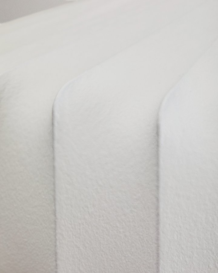 KAVE HOME Somar loftlampe - hvid syntetiske fibre og st�lst�nger (�76)