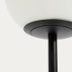 KAVE HOME Brisia bordlampe - 1 matteret glaskugle og sort metal (�15)