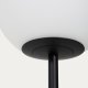 KAVE HOME Brisia gulvlampe - 1 matteret glaskugle og sort metal (�20)