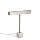 KAVE HOME Lynor bordlampe - b�rstet metal og hvid marmor