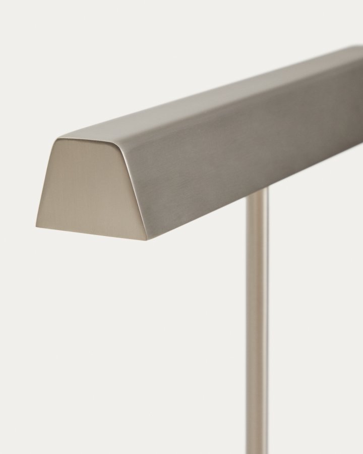 KAVE HOME Lynor bordlampe - b�rstet metal og hvid marmor