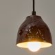 KAVE HOME Drava loftlampe - bordeaux keramik