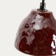 KAVE HOME Drava loftlampe - bordeaux keramik
