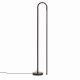 KAVE HOME Bow gulvlampe - sort aluminium
