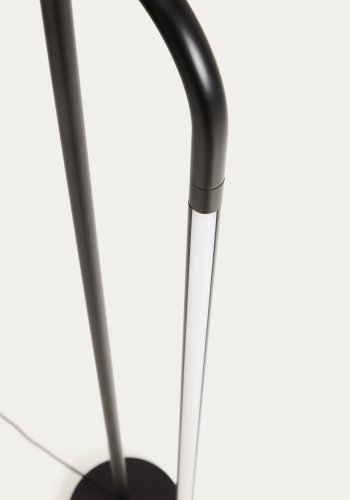 KAVE HOME Bow gulvlampe - sort aluminium