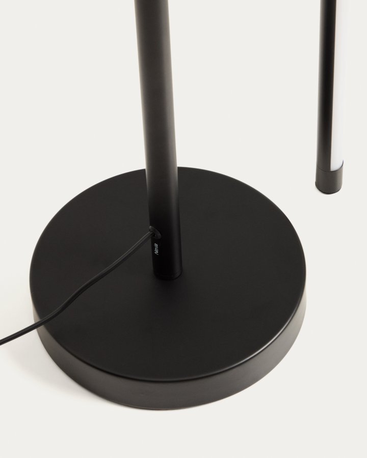 KAVE HOME Bow gulvlampe - sort aluminium