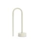 KAVE HOME Bow b�rbar bordlampe, genopladelig - gr� aluminium