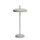 KAVE HOME Porte b�rbar bordlampe, m. justerbar h�jde, genopladelig - lysegr�n aluminium