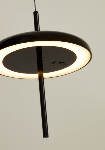 KAVE HOME Porte b�rbar loftlampe, genopladelig - sort aluminium (�16)