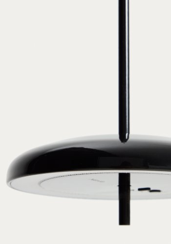 KAVE HOME Porte b�rbar loftlampe, genopladelig - sort aluminium (�16)