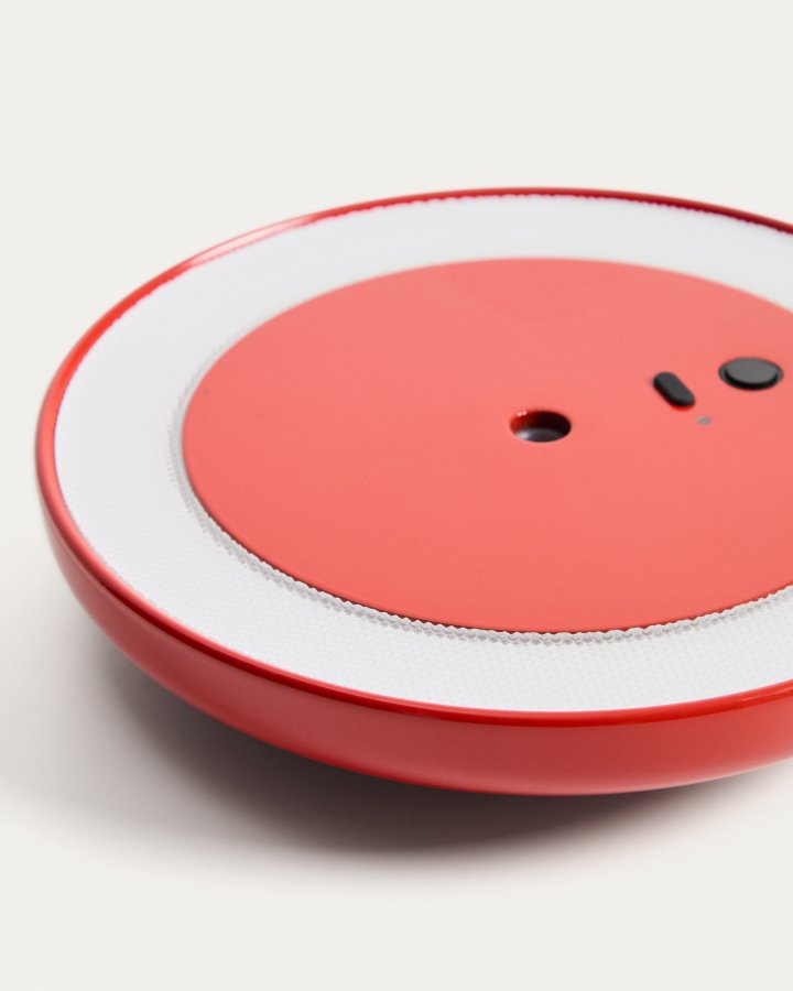 KAVE HOME Porte b�rbar loftlampe, genopladelig - r�d aluminium (�16)