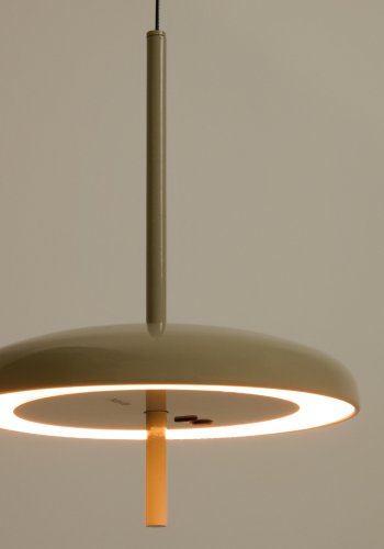 KAVE HOME Porte b�rbar loftlampe, genopladelig - lysegr� aluminium (�16)