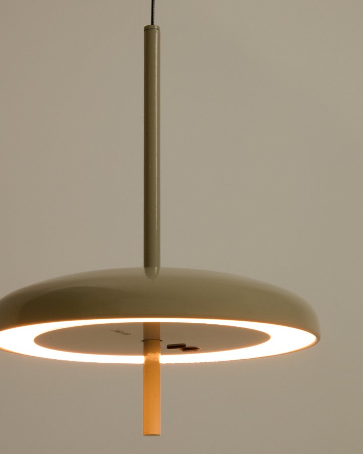 KAVE HOME Porte b�rbar loftlampe, genopladelig - lysegr� aluminium (�16)