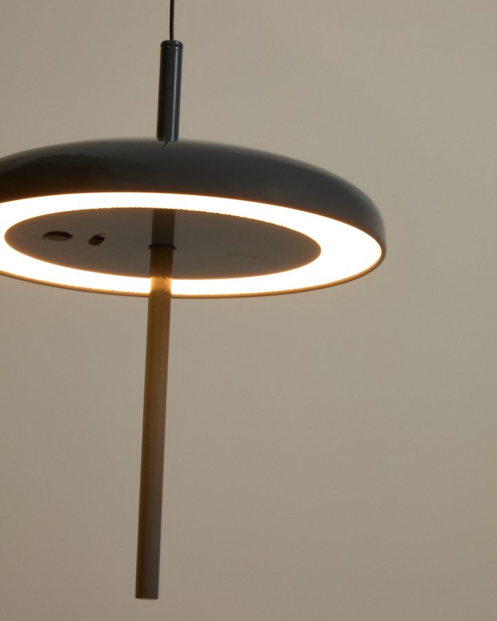 KAVE HOME Porte b�rbar loftlampe, genopladelig - bl� aluminium (�16)