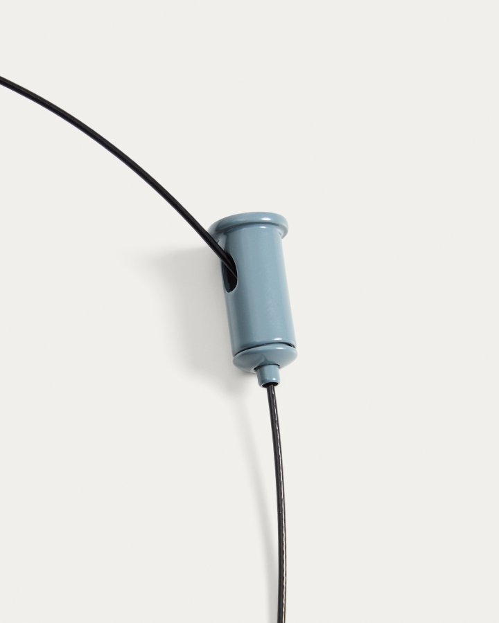 KAVE HOME Porte b�rbar loftlampe, genopladelig - bl� aluminium (�16)