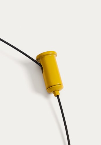 KAVE HOME Porte b�rbar loftlampe, genopladelig -gul aluminium (�16)