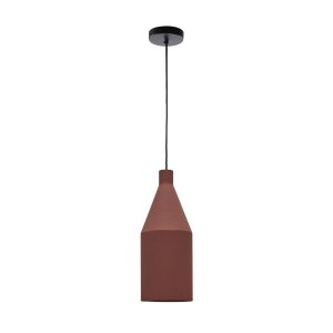 KAVE HOME Peralta loftlampe, rund - terracotta metal (15)