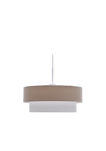 KAVE HOME Bianella taklampe for barn, rund - bomull og beige flyel (40)