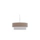 KAVE HOME Bianella taklampe for barn, rund - bomull og beige flyel (40)