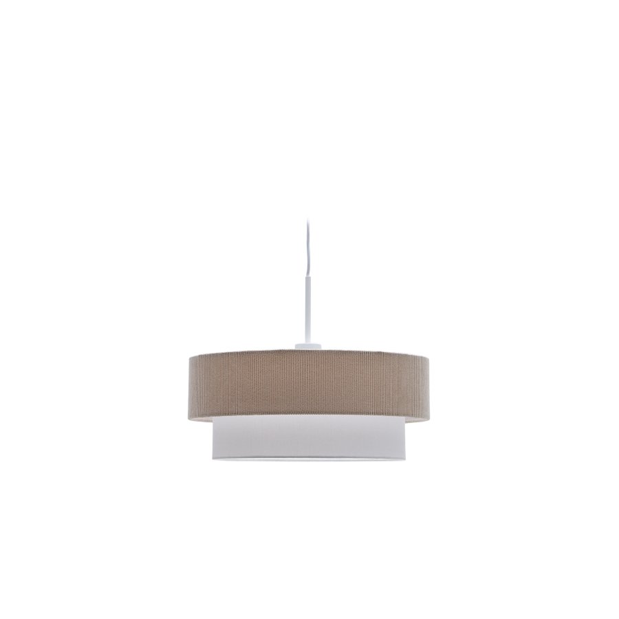 KAVE HOME Bianella taklampe for barn, rund - bomull og beige flyel (40)