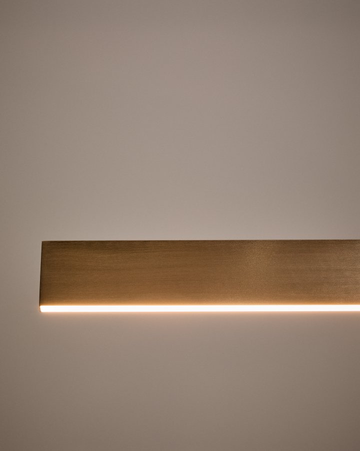 KAVE HOME Boadella taklampe i aluminium med slvbrstet lakkert finish