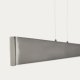 KAVE HOME Boadella taklampe i aluminium med slvbrstet lakkert finish