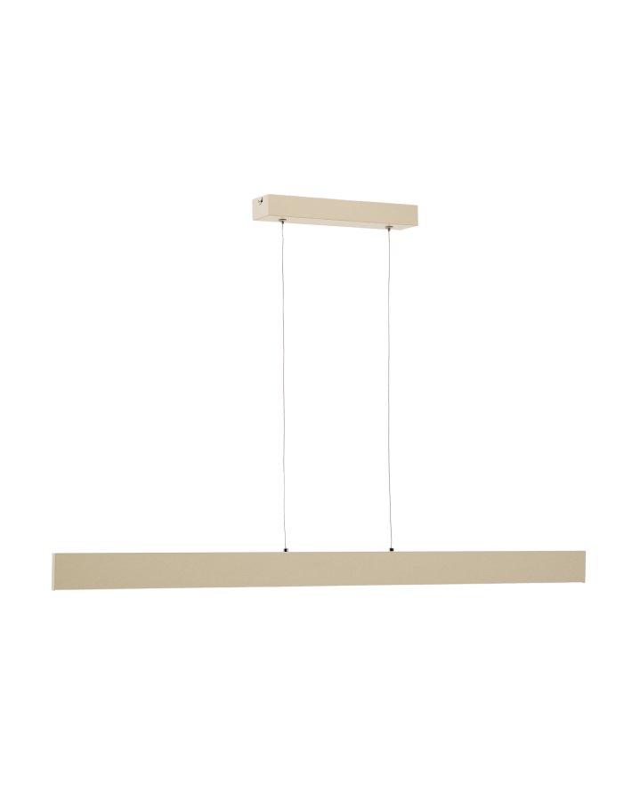 KAVE HOME Boadella taklampe i aluminium med beige lakkert overflate