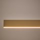 KAVE HOME Boadella taklampe i aluminium med beige lakkert overflate